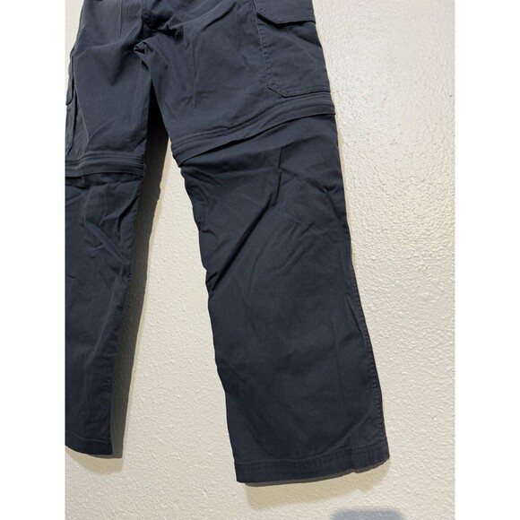 BC Clothing Mens Cargo Convertible Zip Off Camping Cargo Pants Size Large Belted - Picture 12 of 16